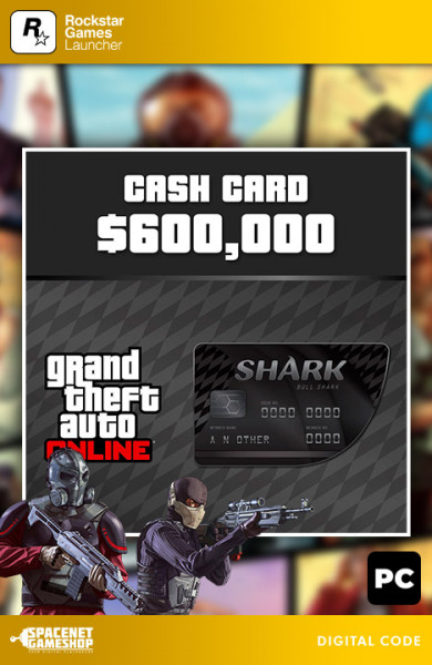 Grand Theft Auto V GTA 5 Online: Bull Shark Cash Card PC